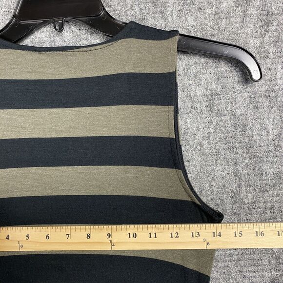 Banana Republic Shirt Womens Small Tunic Casual Striped Tank Stretch - Picture 9 of 11